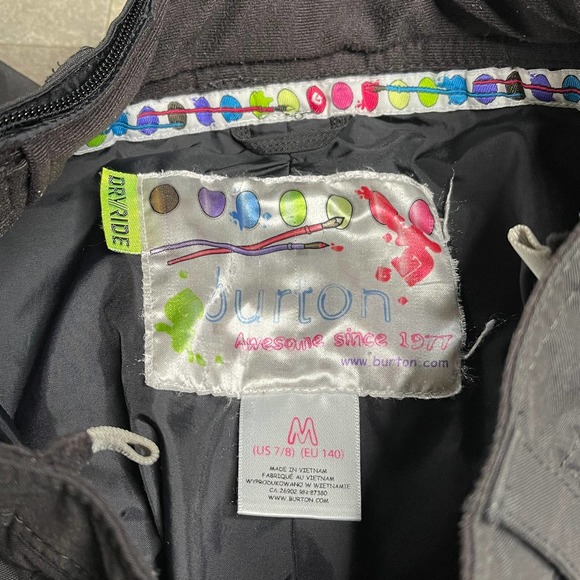 Burton Girls Snowboard Pants Medium - Picture 7 of 7